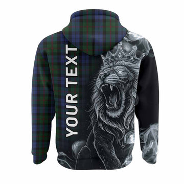 Baird Tartan Hoodie Roaring Lion Heritage