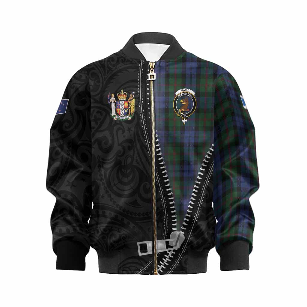 Baird Tartan Kid Bomber Jacket New Zealand Pattern Unique Zipper Stylized