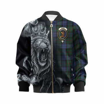 Baird Tartan Kid Bomber Jacket Roaring Lion Heritage