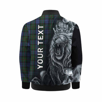 Baird Tartan Kid Bomber Jacket Roaring Lion Heritage