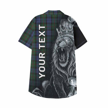 Baird Tartan Kid Hawaiian Shirt Roaring Lion Heritage