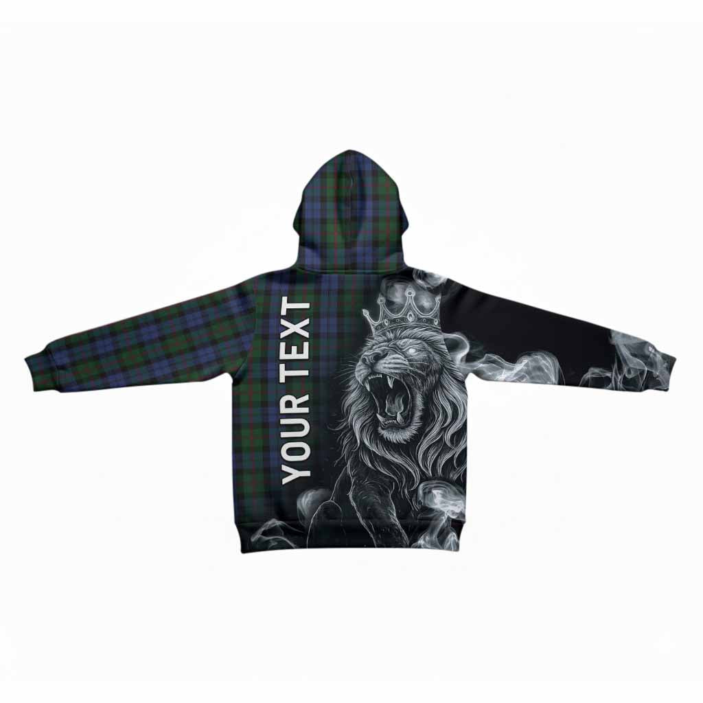 Baird Tartan Kid Hoodie Roaring Lion Heritage