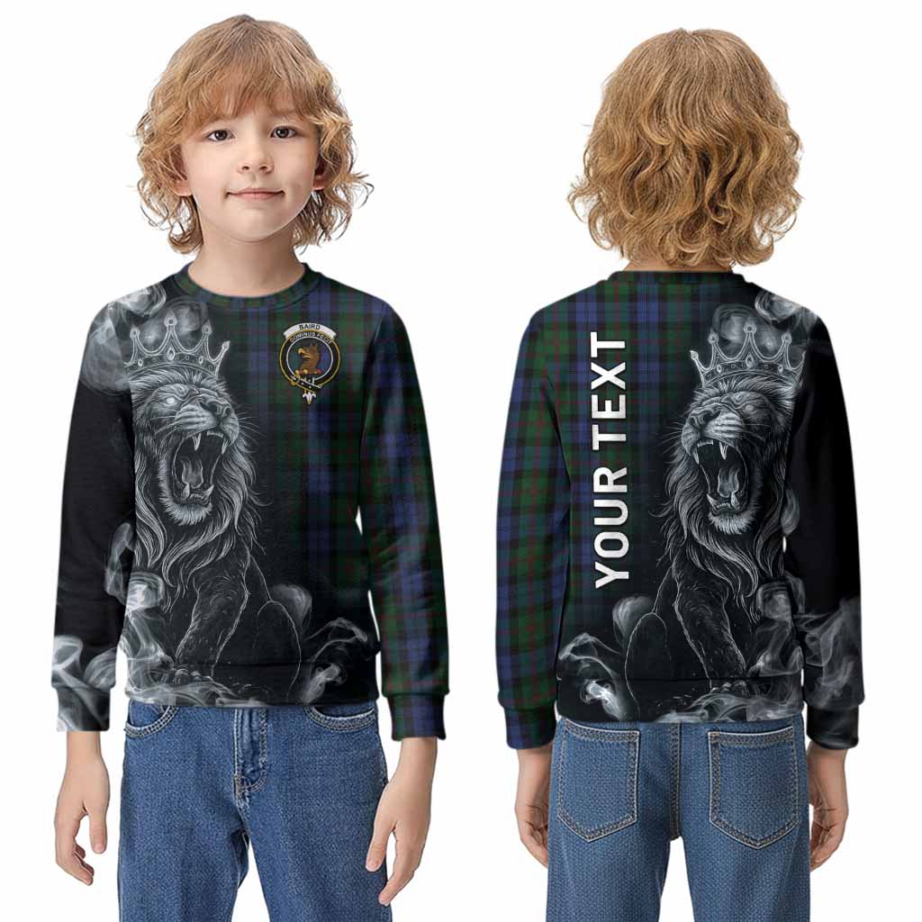 Baird Tartan Kid Knitted Sweatshirt Roaring Lion Heritage
