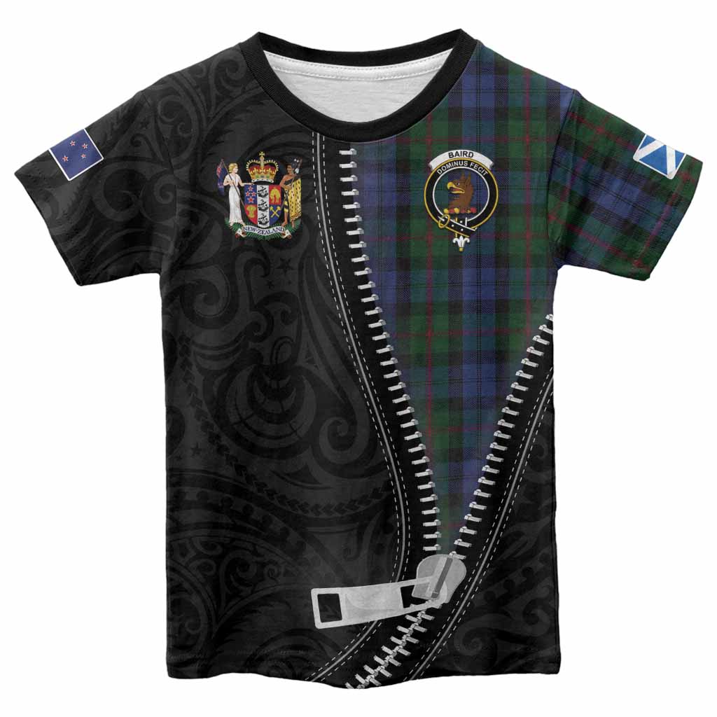 Baird Tartan Kid T-shirt New Zealand Pattern Unique Zipper Stylized