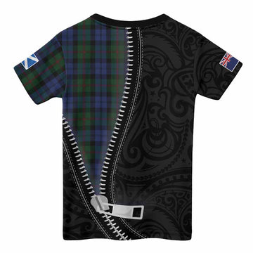 Baird Tartan Kid T-shirt New Zealand Pattern Unique Zipper Stylized