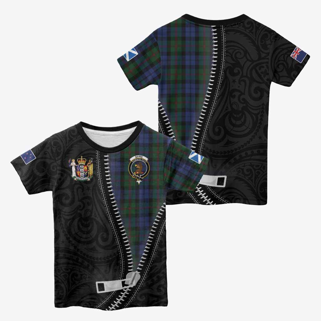 Baird Tartan Kid T-shirt New Zealand Pattern Unique Zipper Stylized