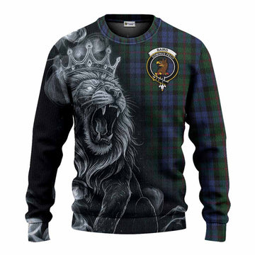 Baird Tartan Knitted Sweater Roaring Lion Heritage