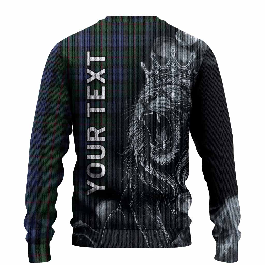 Baird Tartan Knitted Sweater Roaring Lion Heritage