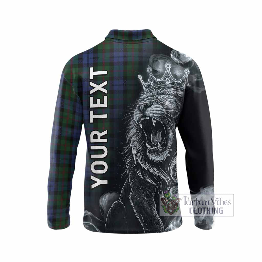 Baird Tartan Long Sleeve Polo Shirt Roaring Lion Heritage