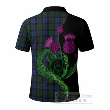 Baird Tartan Polo Shirt Traditional Scottish Thistle