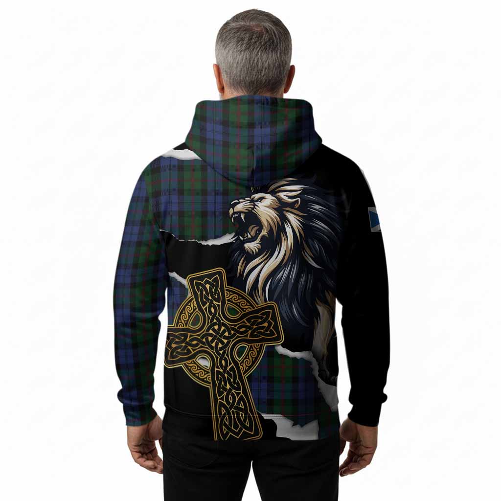 Baird Tartan Scottish Hoodie Lion Celtic Heritage