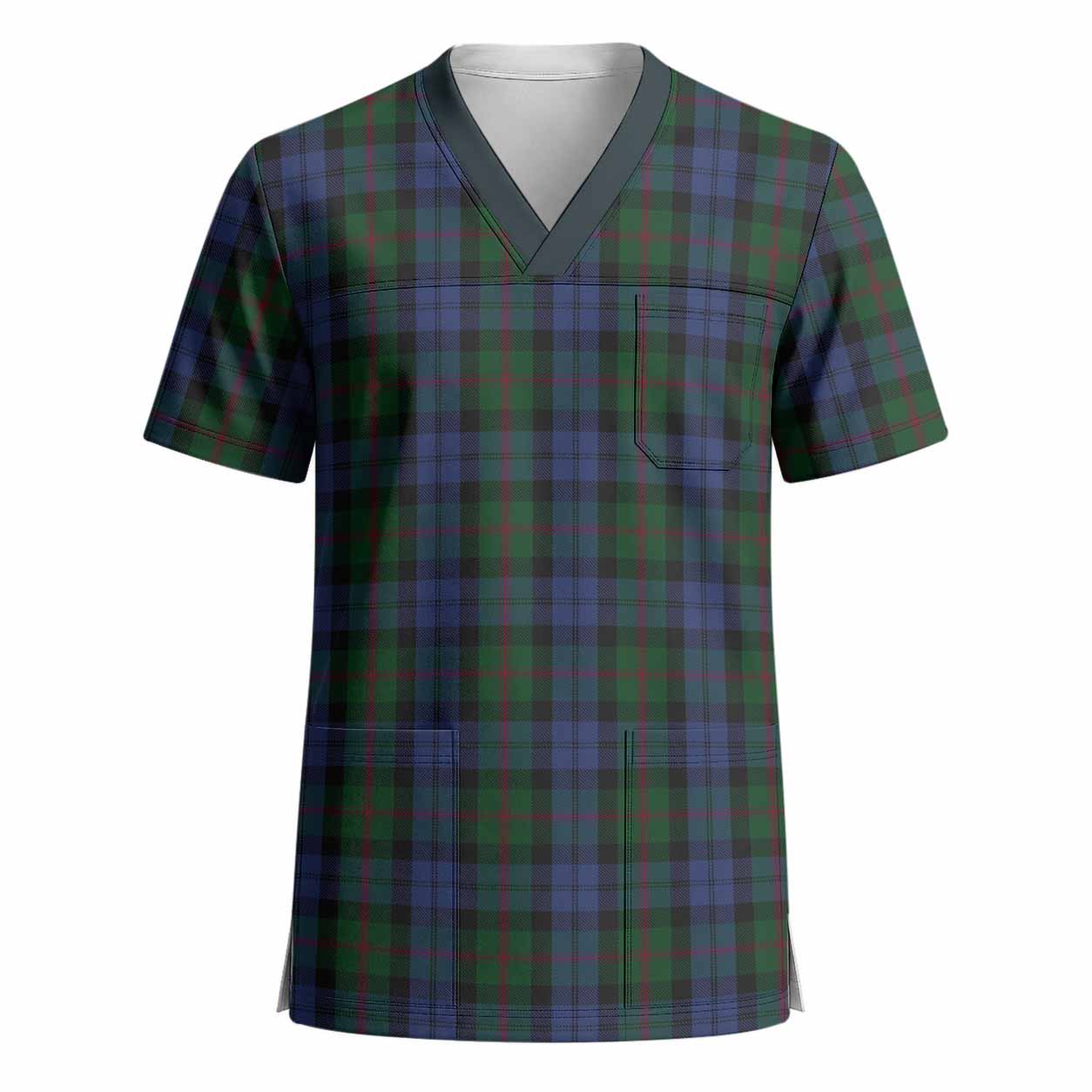 Baird Tartan Scrub Top - Tartan Vibes Clothing