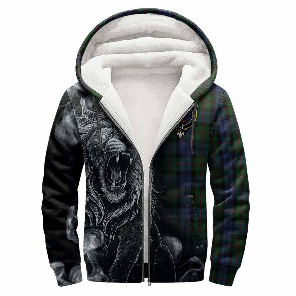 Baird Tartan Sherpa Hoodie Roaring Lion Heritage