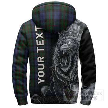 Baird Tartan Sherpa Hoodie Roaring Lion Heritage