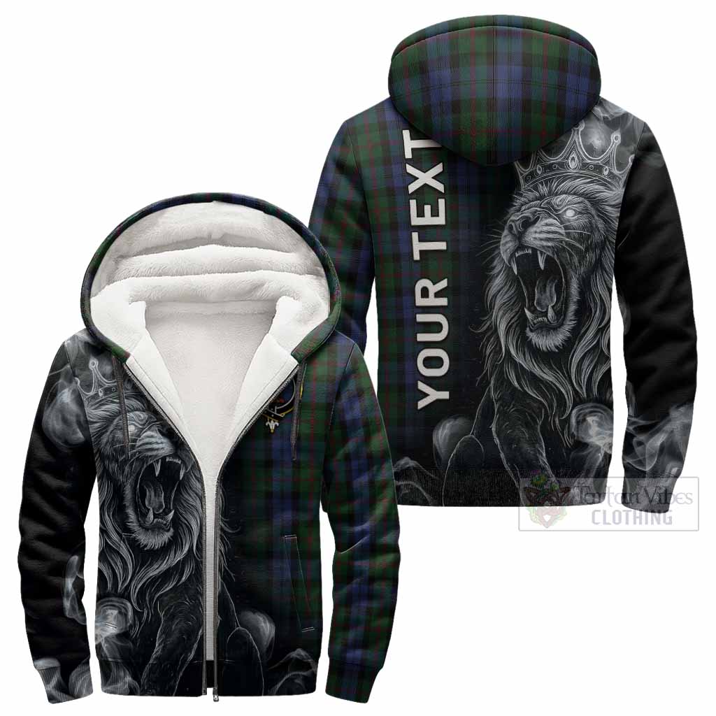 Baird Tartan Sherpa Hoodie Roaring Lion Heritage