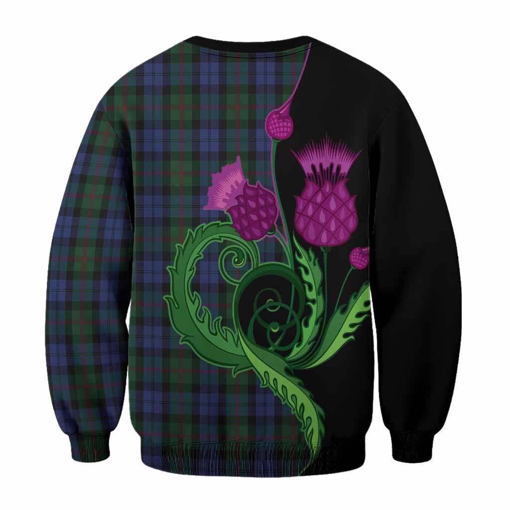 Baird Tartan Sweatshirt Traditional Scottish Thistle
