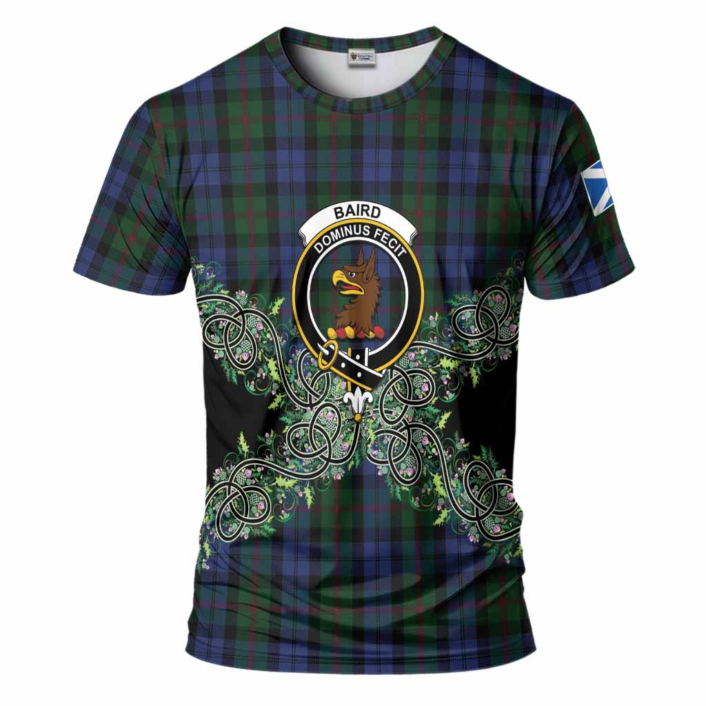 Baird Tartan T-Shirt Thistle Scottish Spirit