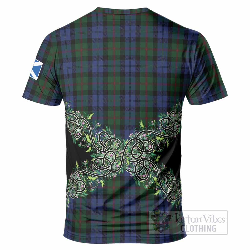 Baird Tartan T-Shirt Thistle Scottish Spirit
