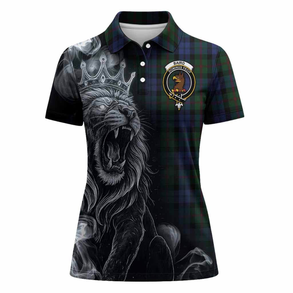 Baird Tartan Women Polo Shirt Roaring Lion Heritage