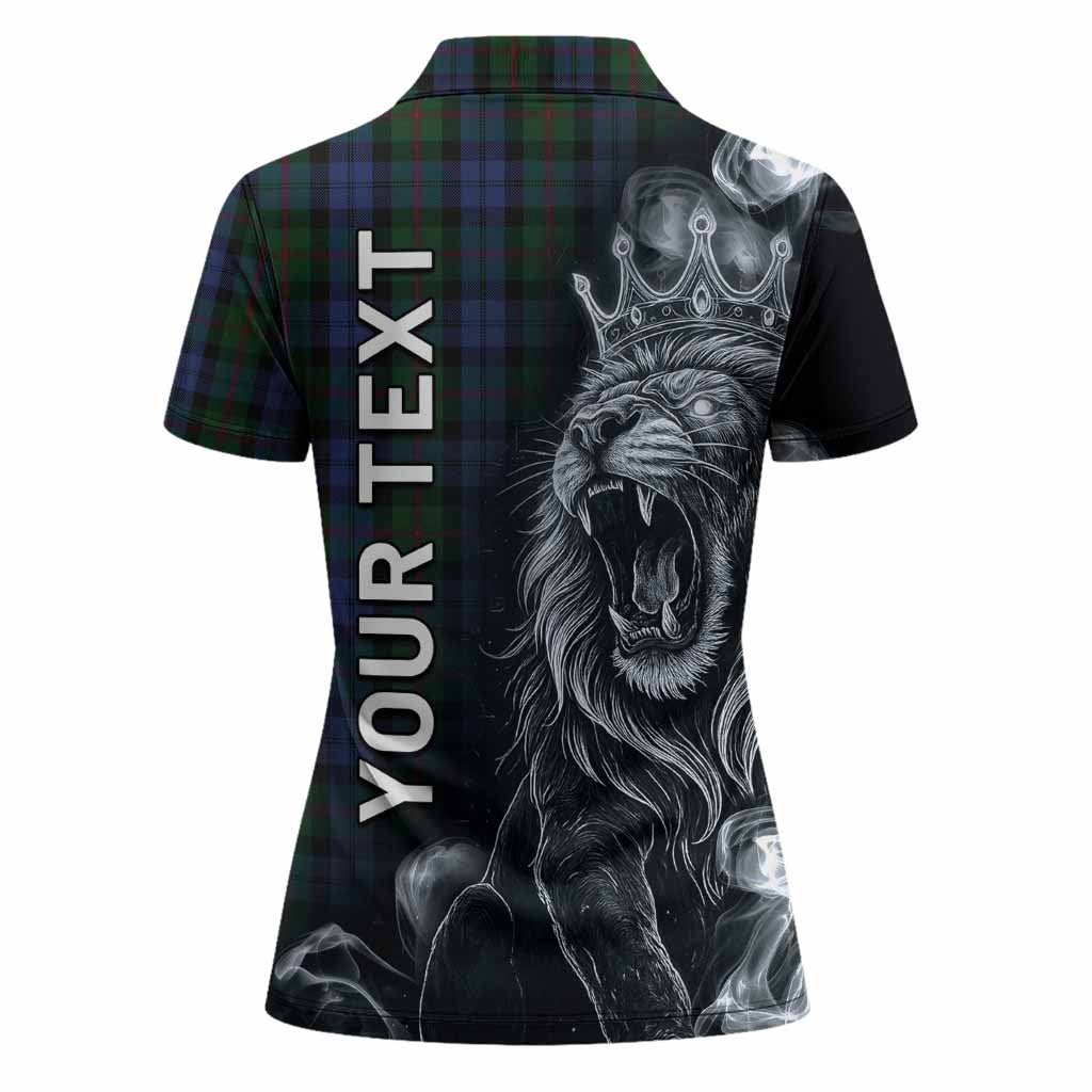 Baird Tartan Women Polo Shirt Roaring Lion Heritage
