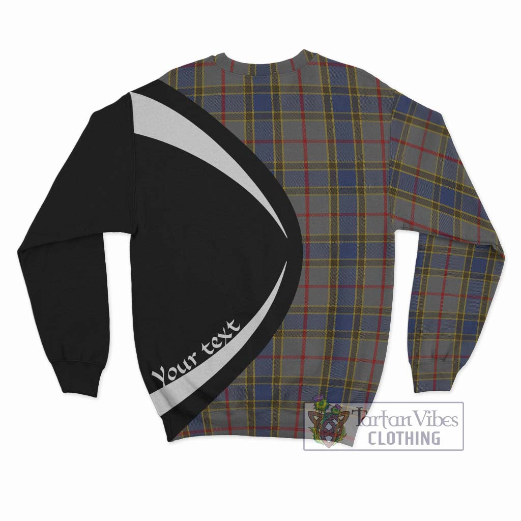 Balfour Tartan Sweatshirt with Family Crest Circle Style - Tartan Vibes Clothing