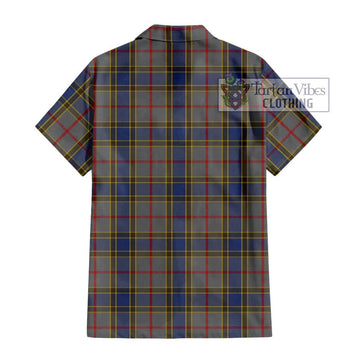Balfour Tartan Hawaiian Shirt with Family Crest DNA In Me Style