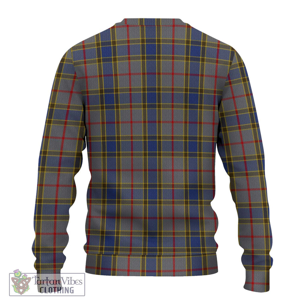 Balfour Tartan Knitted Sweater with Family Crest DNA In Me Style - Tartanvibesclothing Shop