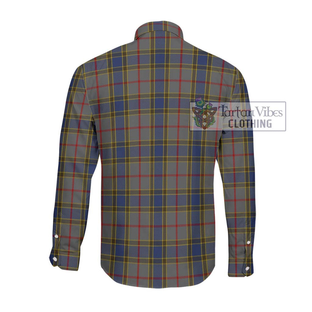 Balfour Tartan Long Sleeve Button Shirt with Family Crest DNA In Me Style - Tartanvibesclothing Shop