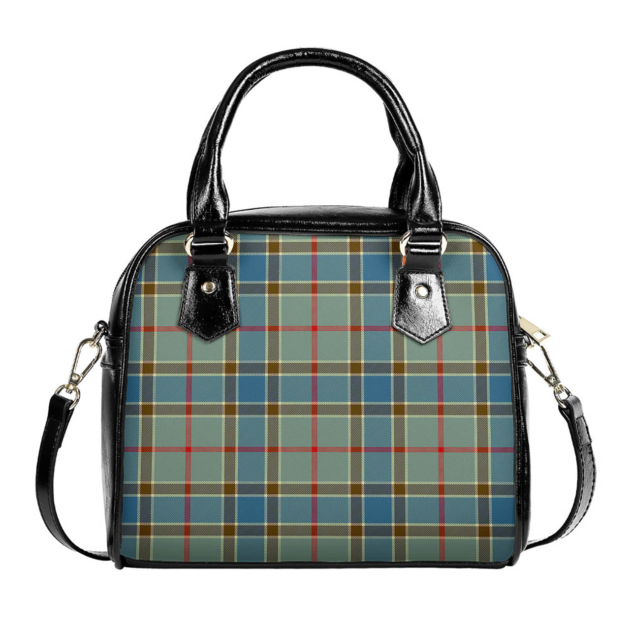 Balfour Blue Tartan Shoulder Handbags One Size 6*25*22 cm - Tartanvibesclothing
