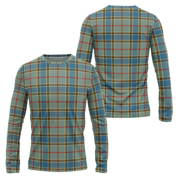 Balfour Blue Tartan Long Sleeve T-Shirt