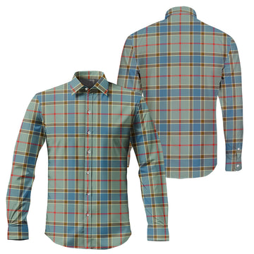 Balfour Blue Tartan Long Sleeve Button Up Shirt