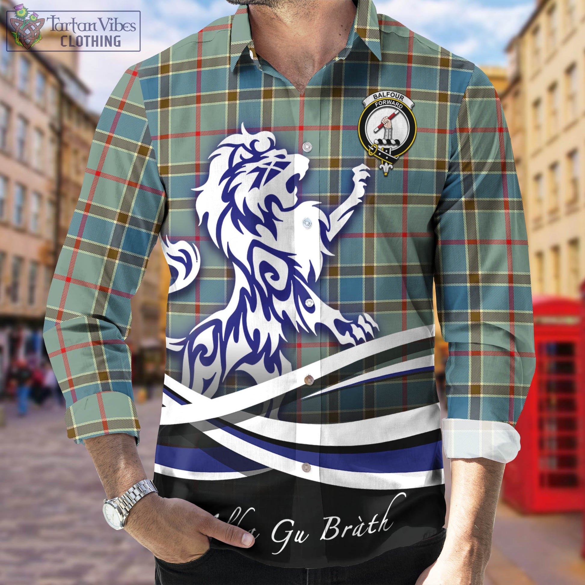 balfour-blue-tartan-long-sleeve-button-up-shirt-with-alba-gu-brath-regal-lion-emblem