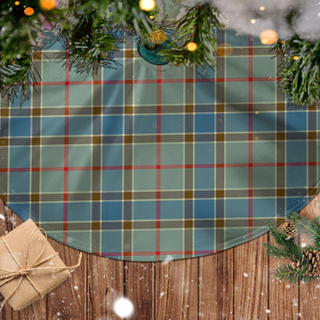 Balfour Blue Tartan Christmas Tree Skirt