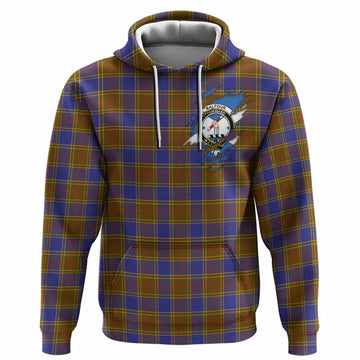 Balfour Clan Crest In Me Tartan Hoodie Scotland Flag Style