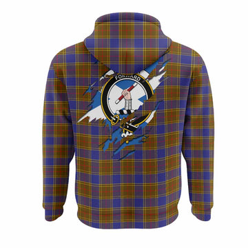 Balfour Clan Crest In Me Tartan Hoodie Scotland Flag Style