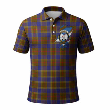 Balfour Clan Crest In Me Tartan Polo Shirt Scotland Flag Style