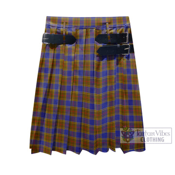 Balfour Modern Tartan Men's Pleated Skirt - Fashion Casual Retro Scottish Kilt Style