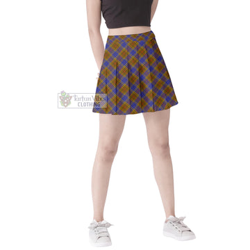 Balfour Modern Tartan Women's Plated Mini Skirt