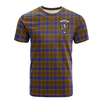 Balfour Modern Tartan T-Shirt with Family Crest