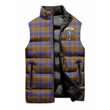 Balfour Modern Tartan Sleeveless Puffer Jacket with Family Crest