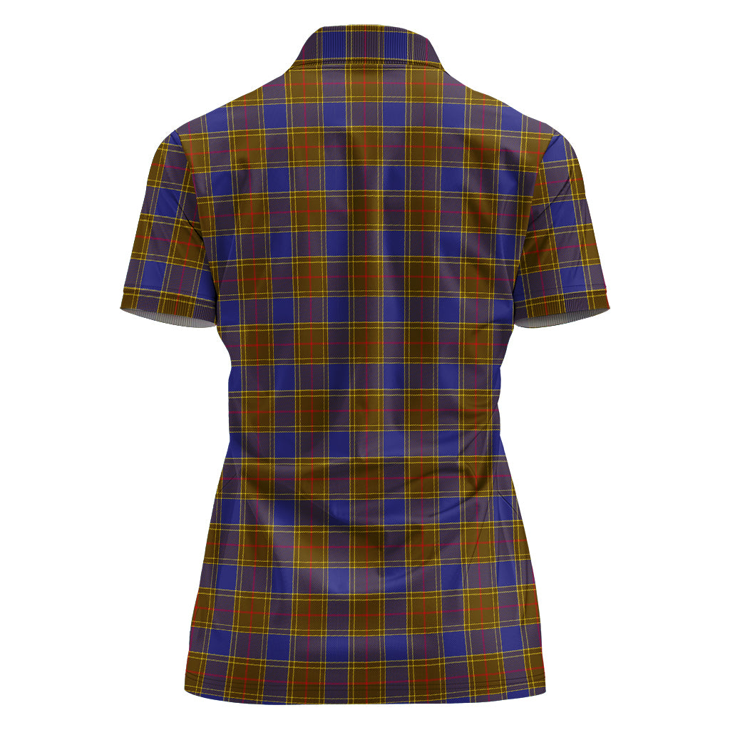 Balfour Modern Tartan Polo Shirt For Women - Tartanvibesclothing