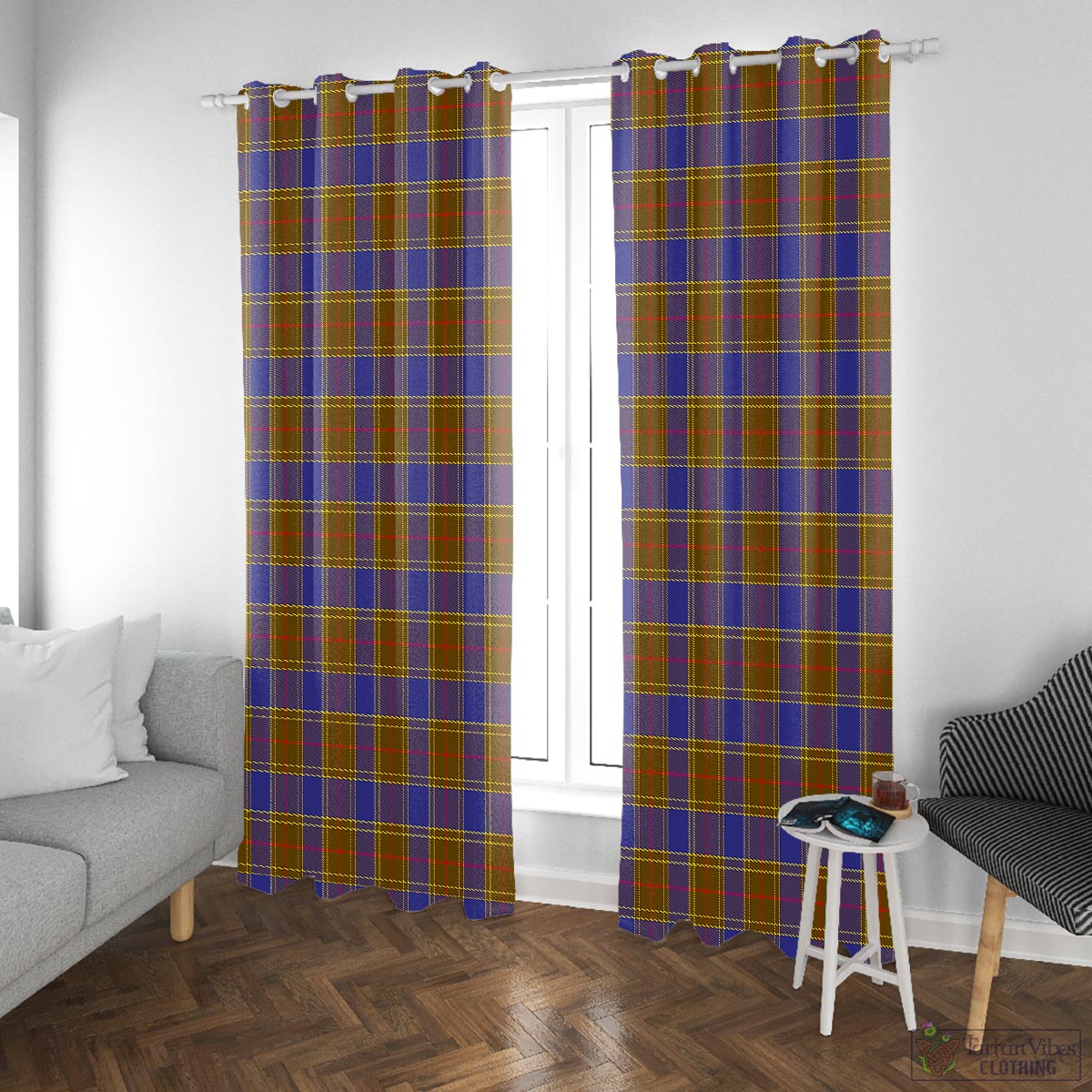 Balfour Modern Tartan Window Curtain