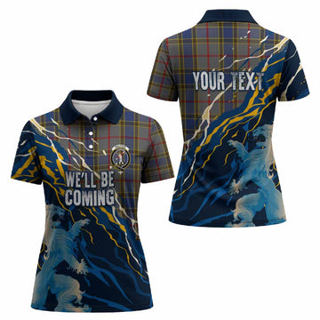 Balfour Scotland Tartan Women Polo Shirt WC2026 Football - We'll Be Coming