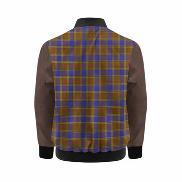 Balfour Tartan Accent Kid Bomber Jacket with Family Crest