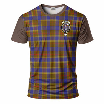 Balfour Tartan Accent T-Shirt with Family Crest