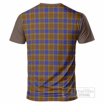 Balfour Tartan Accent T-Shirt with Family Crest
