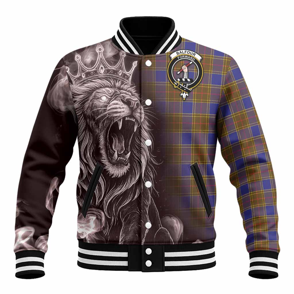 Balfour Tartan Baseball Jacket Roaring Lion Heritage