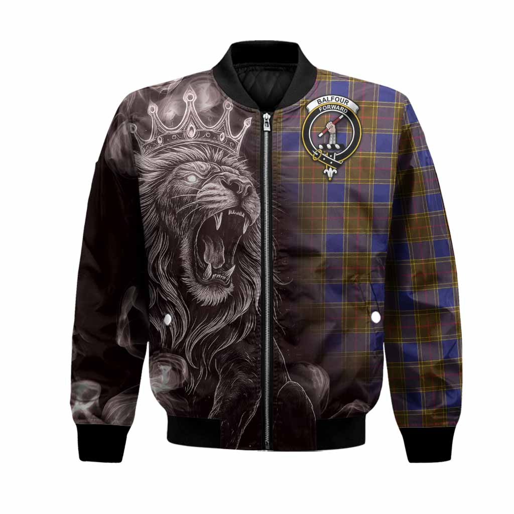 Balfour Tartan Bomber Jacket Roaring Lion Heritage
