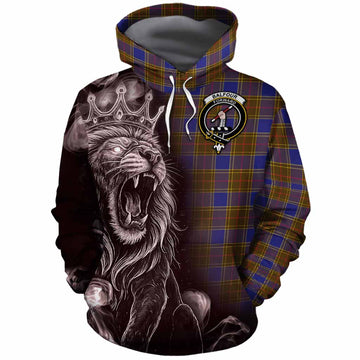 Balfour Tartan Cotton Hoodie Roaring Lion Heritage