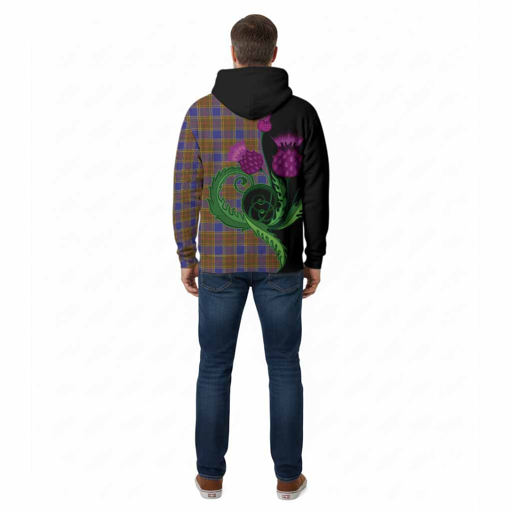 Balfour Tartan Cotton Hoodie Traditional Scottish Thistle